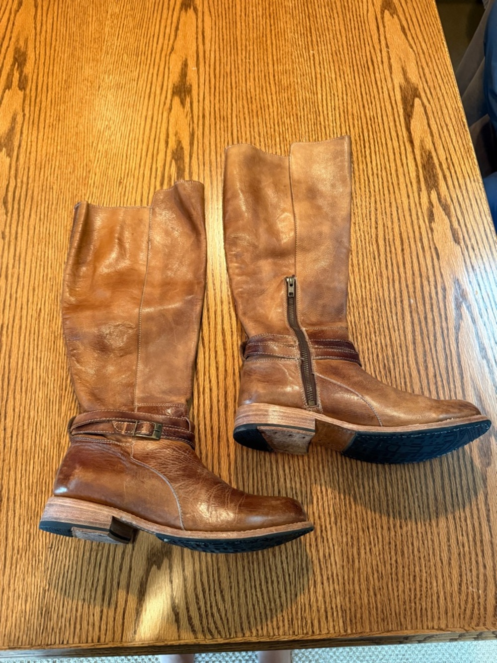Bed STU Bristol Tall Riding Boots in Tan Rustic - Picture 6 of 7